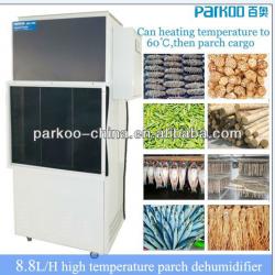 sea cucumber dehumidifier 8.8L/H rising temperature to 60C and work in 38-70 centigrade