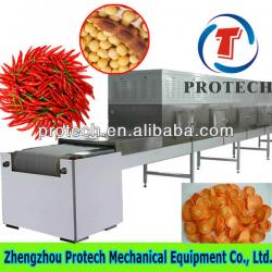 seasoning high efficiency industrial tunnel microwave red pepper powder dry machine