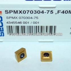 Seco U drill inserts for Borehole indexable U Drill Bits