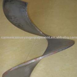 sectional screw flight for piling/harvester/rig/auger