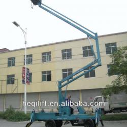 self propelled articulated boom lift machine