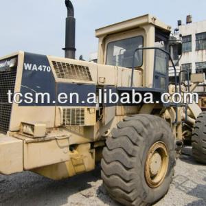 selling used Japan original Komatssu wheel loader WA470