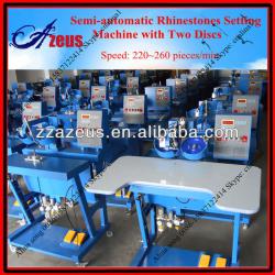 Semi-auto diamond setting machine with 220~260 stones/min