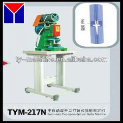 Semi automatic 2 way Open end Zipper Insert Pin Machine