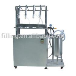 Semi automatic 4 nozzless Perfume filling machine