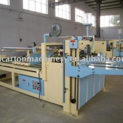 semi-automatic fold gluing machine