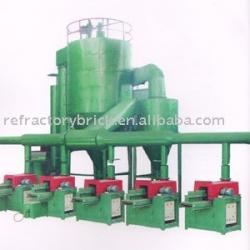 Semi-automatic hydraumatic insulation brick rubbing machine