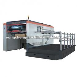 Semi-automatic platen die-cutting package machine