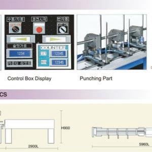 Semiautomatic shutters punching machine