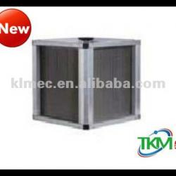 Sensible heat crossflow plate heat exchanger