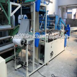 servo control disposable long sleeve glove machine