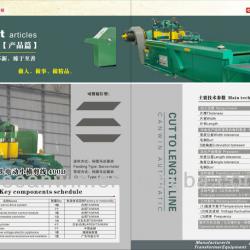 Servo motor cut to length line