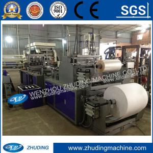 SGS standard Zhuding nonwoven zipper bag making machine