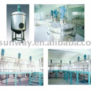 Shampoo production blender manufacturing line