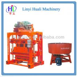 Shandong Huali 4-40 manual hollow block making machine for small industries