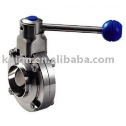 Shanghai Sanitary welded butterfly valve