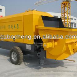 SHANTUI concrete mixer pump trailer 55kw engine power and 55cbm pumping system