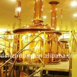 shendong 200L micro copper mash tun, micro brewing house