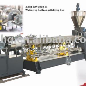 SHJ-75D plastic twin screw extruder(water-ring pelletizing)