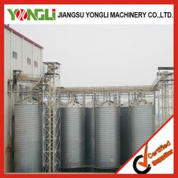 Short construction period bulk storage silos