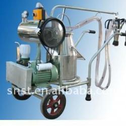 Single barrel milking machine