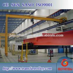 Single beam electric hoist semi gantry cranes sale