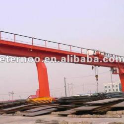 Single beam gantry crane with hook 15t