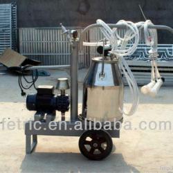 Single cow portable milking machine