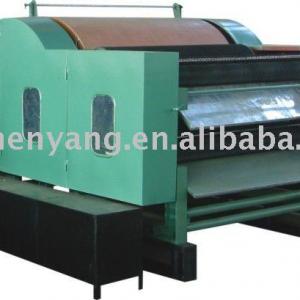 Single cylinder double doffer high yield carding machine