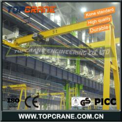 Single Leg Semi Gantry Crane Single Girder/Beam 10 ton