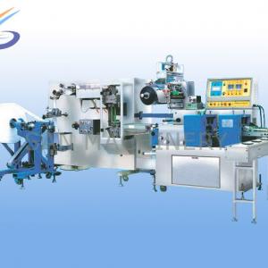 Single pc wet tissue machine