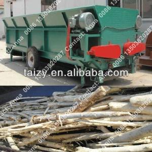 Single Roller Wood Bark Removal / Wood Bark Peeling Machine 0086 13503820287