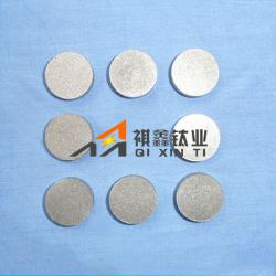 Sintered Titanium Water Filter Cutted into Round Pieces in Stock