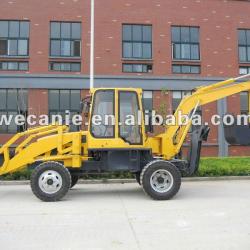 small backhoes for sale, 2WD, Loader Bucket: 0.96CBM, Excavator Bucket: 0.25CBM