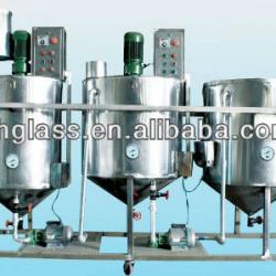 small crude cooking oil refinery machine/edible mini palm oil refinery machine