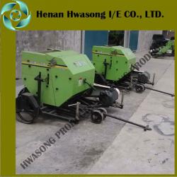 small round grass silage bale boundling machine