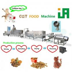 small stainless steel twin-screw extruded dry animal feed machine/equipment/line