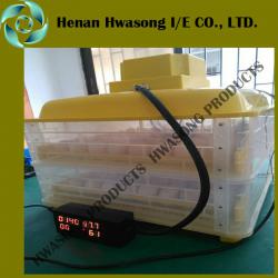 Smaller egg incubator thermostat for 96 chicken eggs