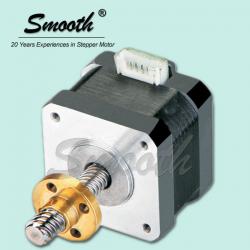 Smooth nema Size17 External Hybrid Linear 1.8 degree stepper motor