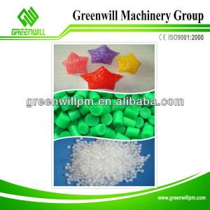 Soft plastics pelletizing for PE PP film