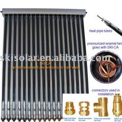 solar heat pipe collector, SKI-CA, ISO & CE