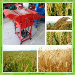 Sorghum/barley/millet/corn/soybean/wheat rice paddy thresher machine