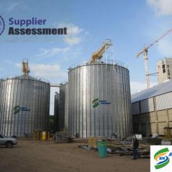 Soya Bean Storage Steel Silo With Flat Bottom