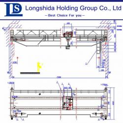 Special Design Bridge Crane With Trolley,workshop bridge crane