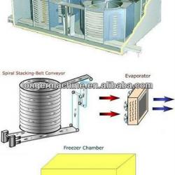 Spiral Quick Freezing Machine|Meat/Vegetable Quick Freezing Machine|Fast Frozen Machine