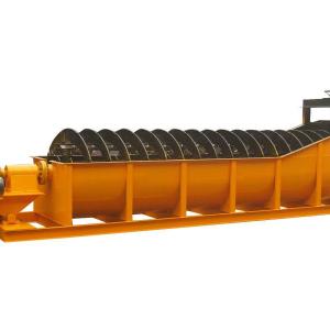 Spiral separator machine for mining screening