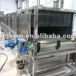 Spray sterilization machinery and cooler tunnel