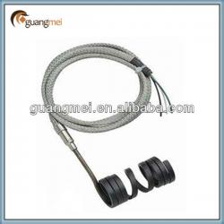 Spring hot runner coil heater heating element