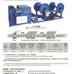 square ducting machine