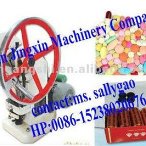 SS single punch tablet press machine/small tablet pill press machine